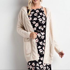 Wishlist Cardigan in Cream/off white